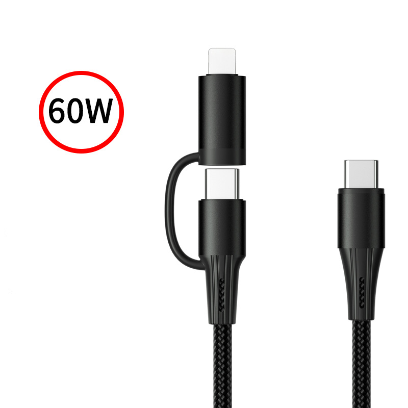 2 in 1 PD 60W Fast Charging Cable