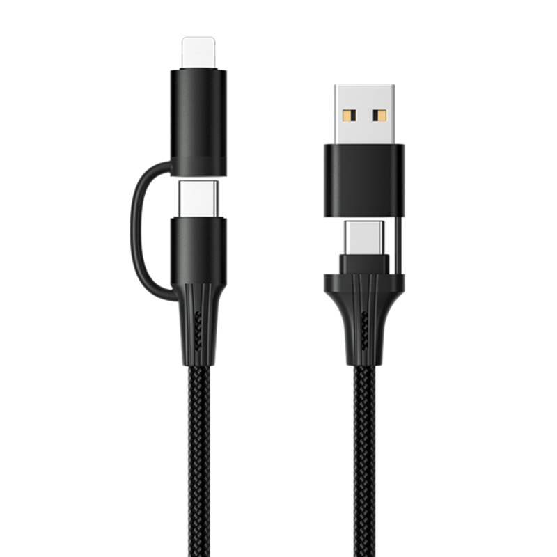 4 in 1 USB C PD 60 W Fast Charging Cable
